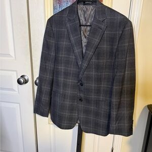 Ralph Lauren Charcoal Checkered Blazer